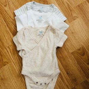 Cloud Island Newborn Kimono Onesies